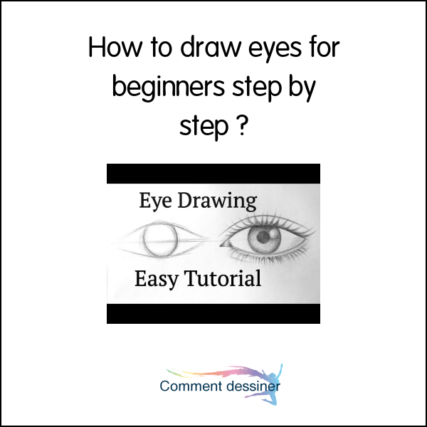 How to draw eyes for beginners step by step
